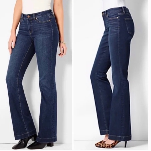NWT Talbots Flawless High Waist Flare Jeans Size 20W Petite - Picture 1 of 11